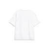 Lining Sports Lifestyle Series Letter Print Loose Short Sleeve Crew Neck T-Shirt Men Tops White AHST761-2
