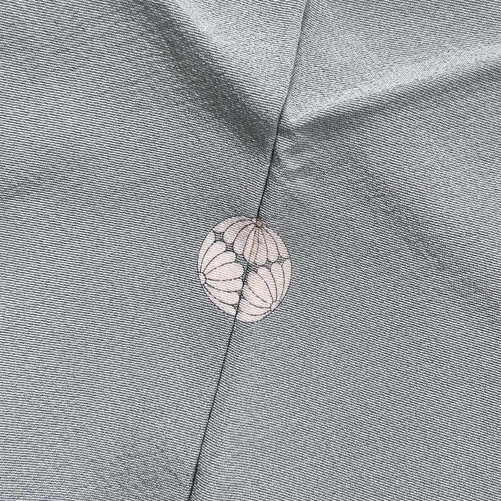 Used Pale green kimono, human pattern, Japanese pattern, Japanese clothes, retro, antique, vintage