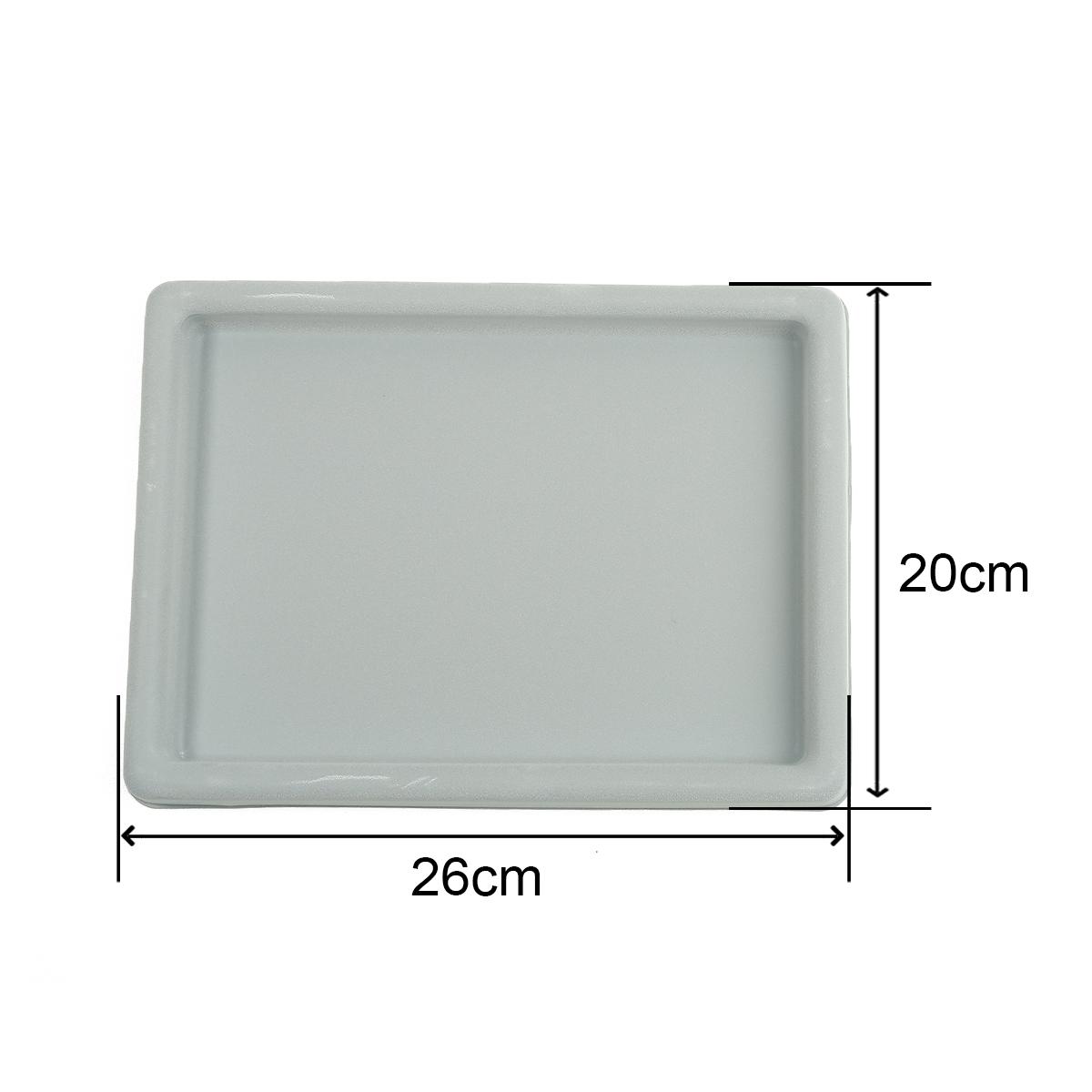 

Серая флокированная доска для бисера, профессиональный органайзер для ювелирных изделий, лоток для дизайна, ремесленная лопата для изготовления ювелирных изделий, измерительные инструменты, принадлежности 26.5x20cm