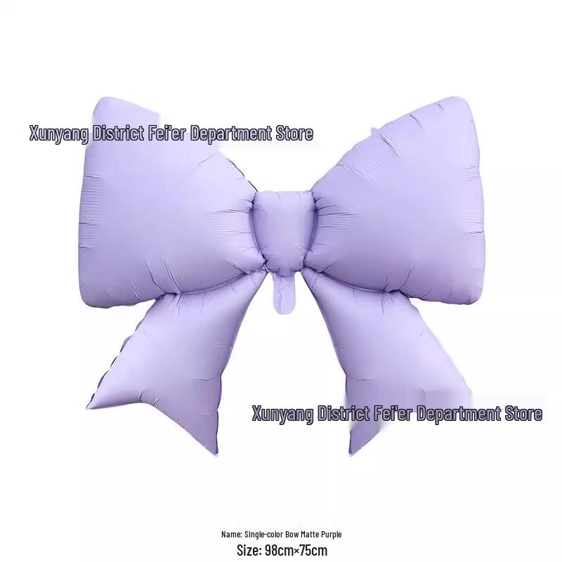 2026 Large Bow Aluminum Foil Balloon for Children's Birthday, Adult Party, or Wedding Decoration