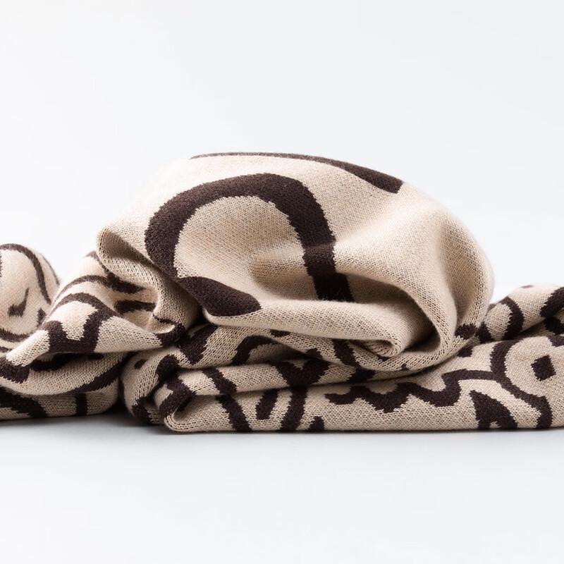 Navigare Cartoon Sailboat Jacquard Warm Scarf