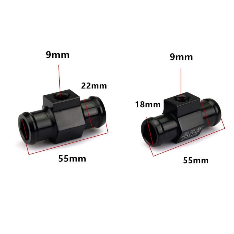 Universal Motorcycle Water Temperature Gauge Sensor Adapter Radiator Hose 22mm Thread Compatible With Yamaha Honda