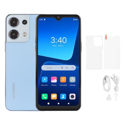 6.5inch Smart Phone 3G WiFi 4GB RAM 64GB ROM 5MP Front Camera 13MP Rear Camera 1440x3200 8000mAh OTG Function Triple