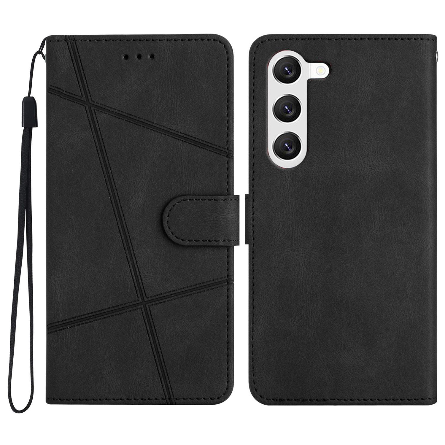 

Для Samsung Galaxy A36 5G чехол Crazy Horse Texture PU кожаный кошелек подставка чехол для телефона Black