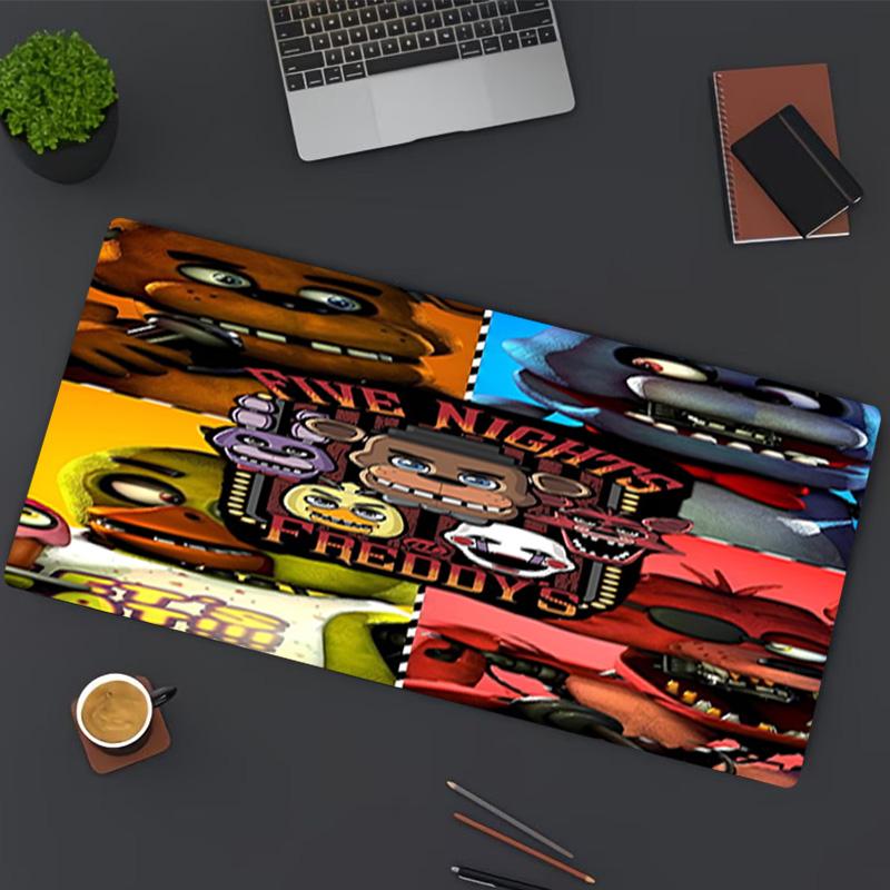 Ποντικοουαλί Five Nights at Freddy's, για Πληκτρολόγιο Pad Laptop PC Mat για Γραφείο Οικιακή Χρήση, Διακόσμηση Γραφείου, Τέλειο Δώρο Γενεθλίων για Παίκτες