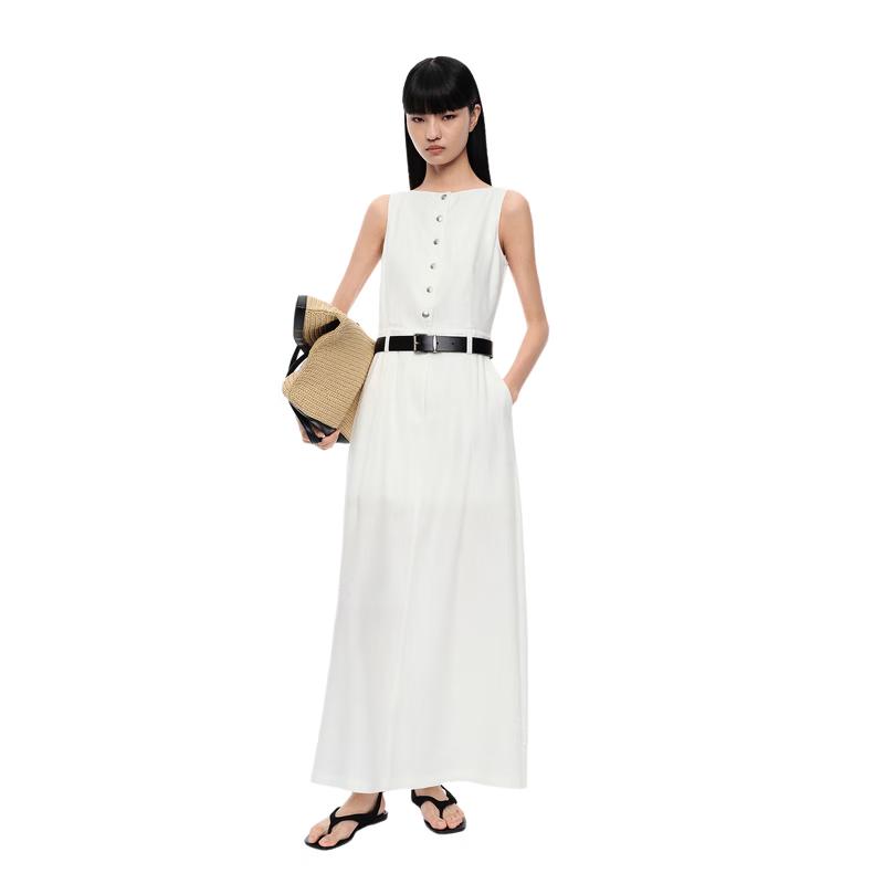 

MO&Co. 2025 Summer High-Waist Shirt Dress XS