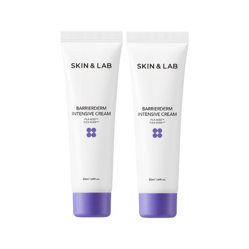 [SKIN&LAB] Barrierderm Intensive Cream 2nd Gen 50ml x 2ea High-Concentration Barrier Repair & 48H Hydration Set