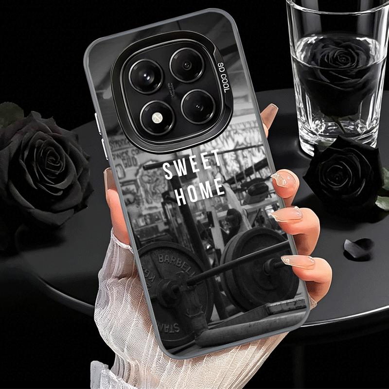 

Gym Mode Fitness Bodybuilding Shockproof Phone Case for Xiaomi Redmi Note 15 14 13 12 Pro Plus 11 11S 11T 5G Cover Anti Fall Fun Redmi Note 13 Pro 4G