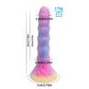 Im Dunkeln leuchtender, realistischer Dildo aus Flüssigsilikon – weicher, lebensechter künstlicher Penis für Frauen, Sexspielzeug für Erwachsene für sinnliches Vergnügen