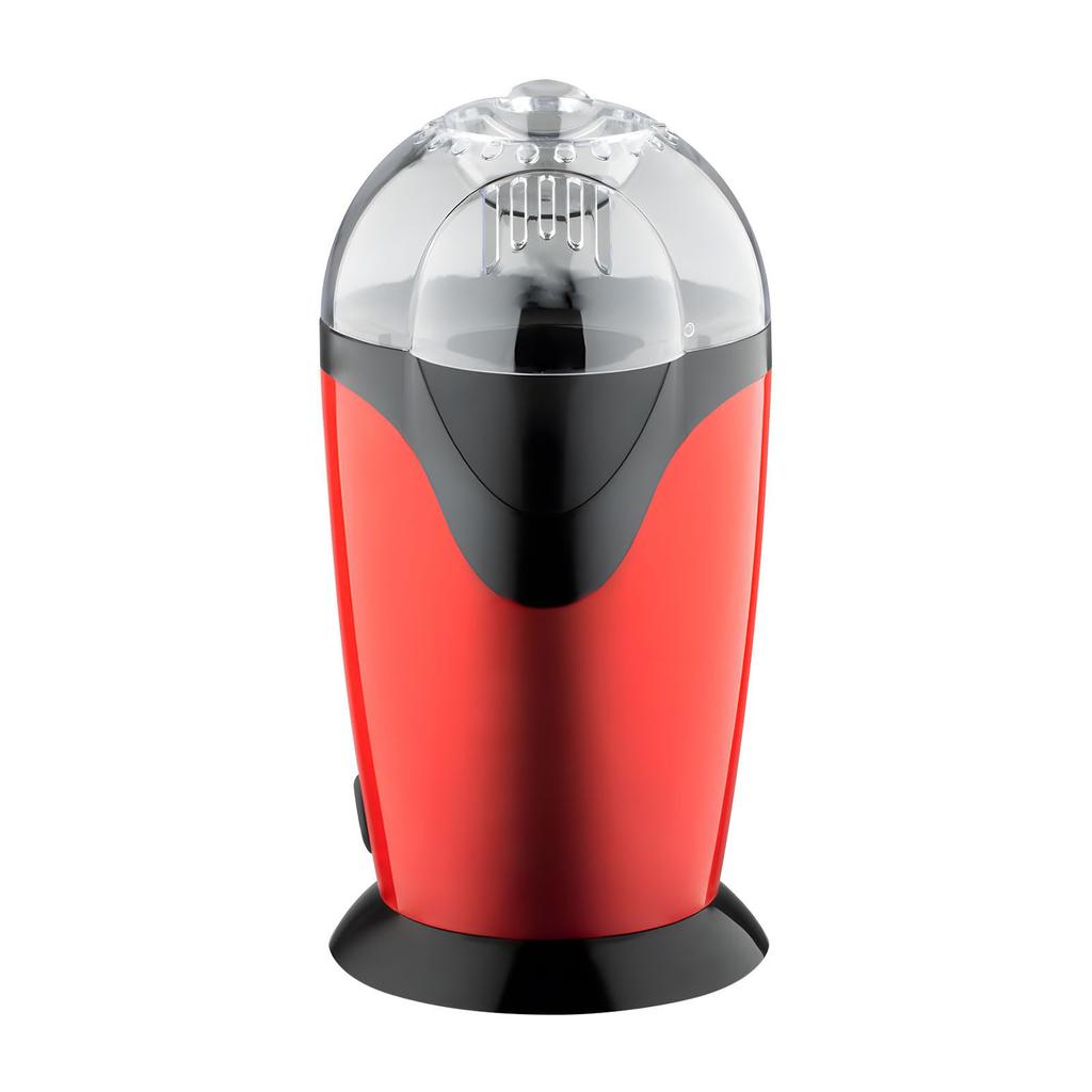 Taddien Rotes Retro-Modell Automatische Popcornmaschine Haushalts-Maiskolben-Röster für Party Geburtstagsgeschenk
