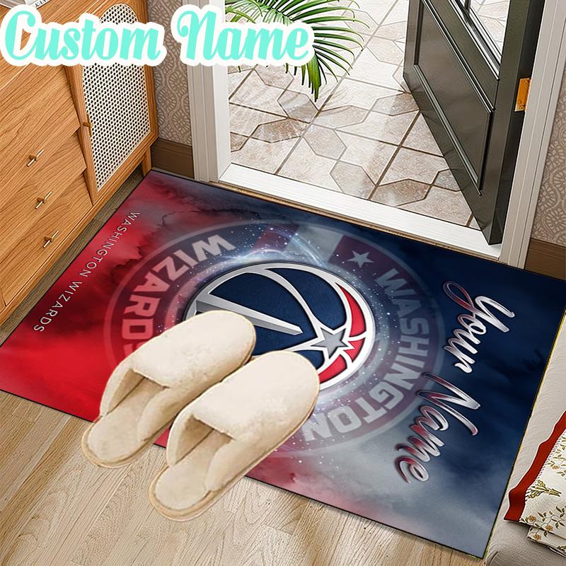 Custom Name Washington basketball Logo Rug Office Rug Chair Mat Non Slip Carpet Rugs for Bedrooms Dining Room Living Room Home Decor gifts