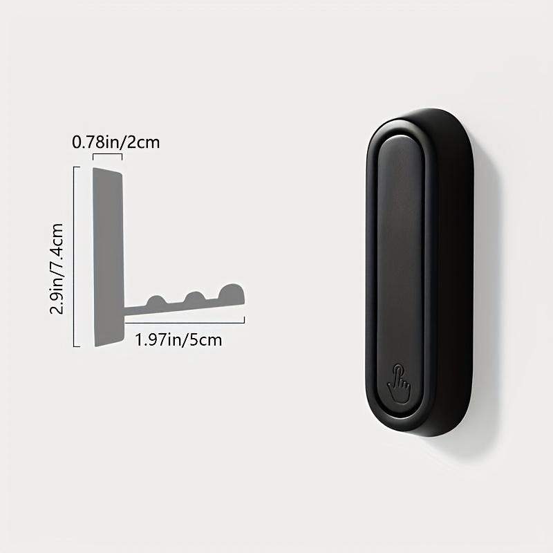 1 Stück Unsichtbarer Aluminium-Wandhaken - Verstellbar, Lässiger Stil zum Aufhängen von Kleidung, Schuhen und Accessoires - Einfache Installation, Bohrfreies Design für Schlafzimmer