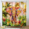 Funny Shower Curtains, Cool Dog Shower Curtain, Fun Pet Puppy Waterproof Shower Curtains with Hooks for Bathroom Decor, Dog