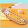 Wooden Mini Bowling Set For Kids Family Interactive Puzzle Toy For Home Play