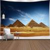 Tenture murale tapisserie de voyage Égypte Pyramide sacrée égyptienne Histoire dans la nature du désert Soleil Décoration d'intérieur Tapisseries Couverture murale