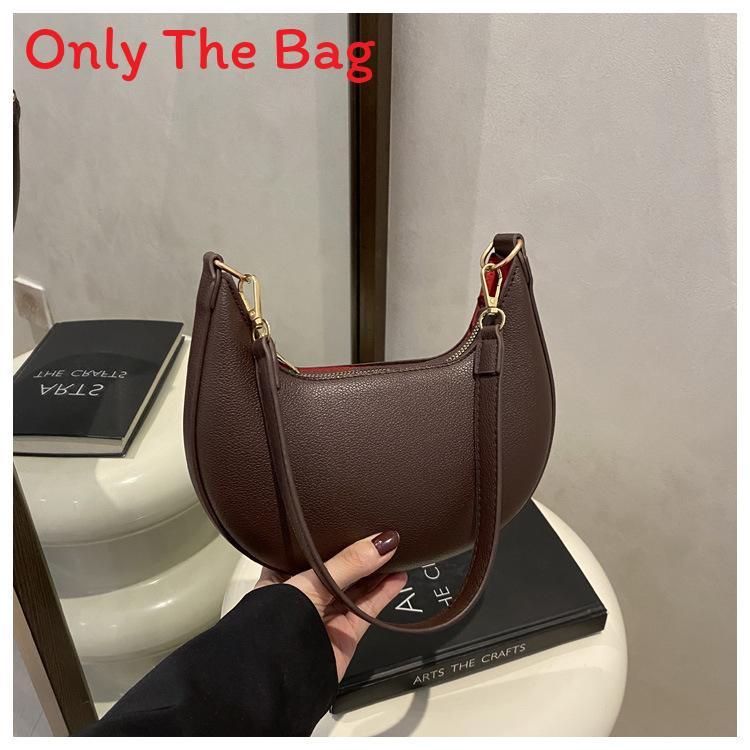 Bags Pu Waterdrop Shape Shoulder Bag With Zipper Closure For Daily Use