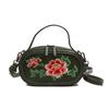 Exquisite Flowers Embroidery Crossbody Bags Sense of Luxury Solid PU Shoulder Bags 2026 New Grace Chinese Style Women's Handbags