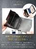 Bifold Tochigi Leather Mini and Large Capacity Men's Wallet, Small, Slim, Compact, Portable, (Tochigi-black)