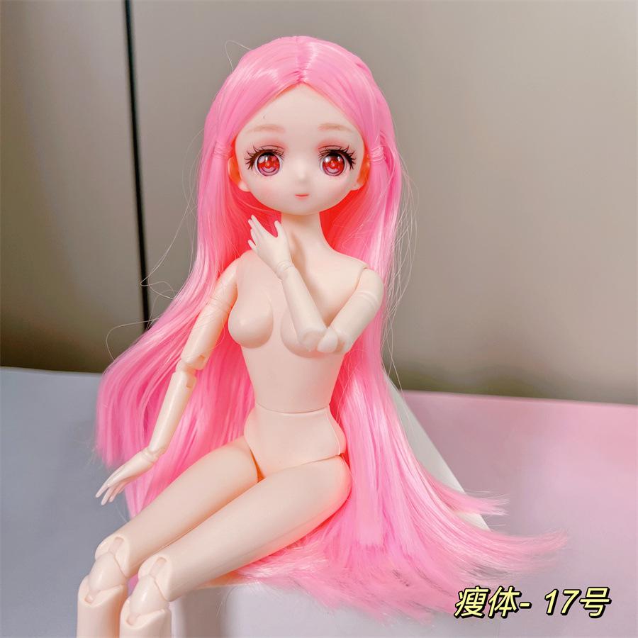 30cm Anime Style Doll Toys 16 Bjd 26 Joints Movable Wither Skin Doll Girls Diy Dress Up Toys Gifts
