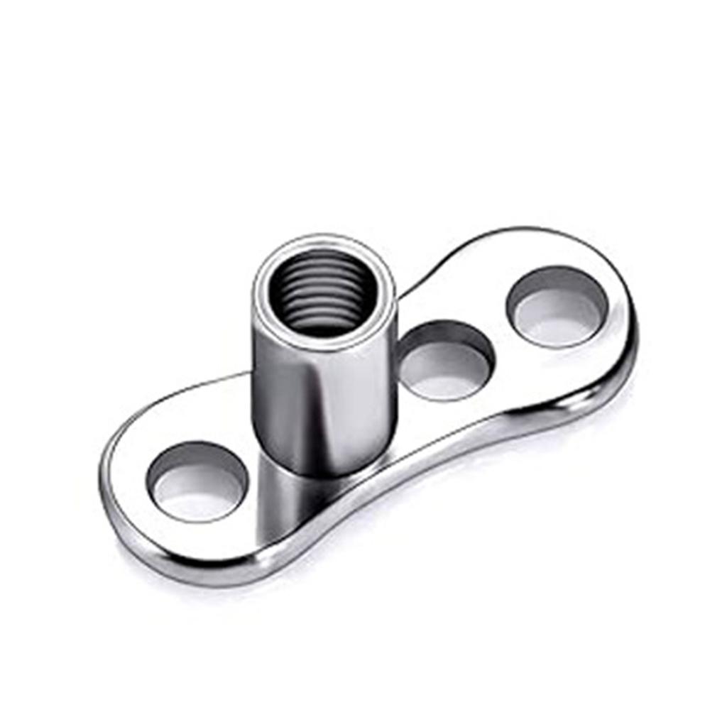 Fashionable ASTM F136 Sturdy Steel Materials Dermal Anchors Piercing Microdermal Jewelry Statement Pieces Daily Use