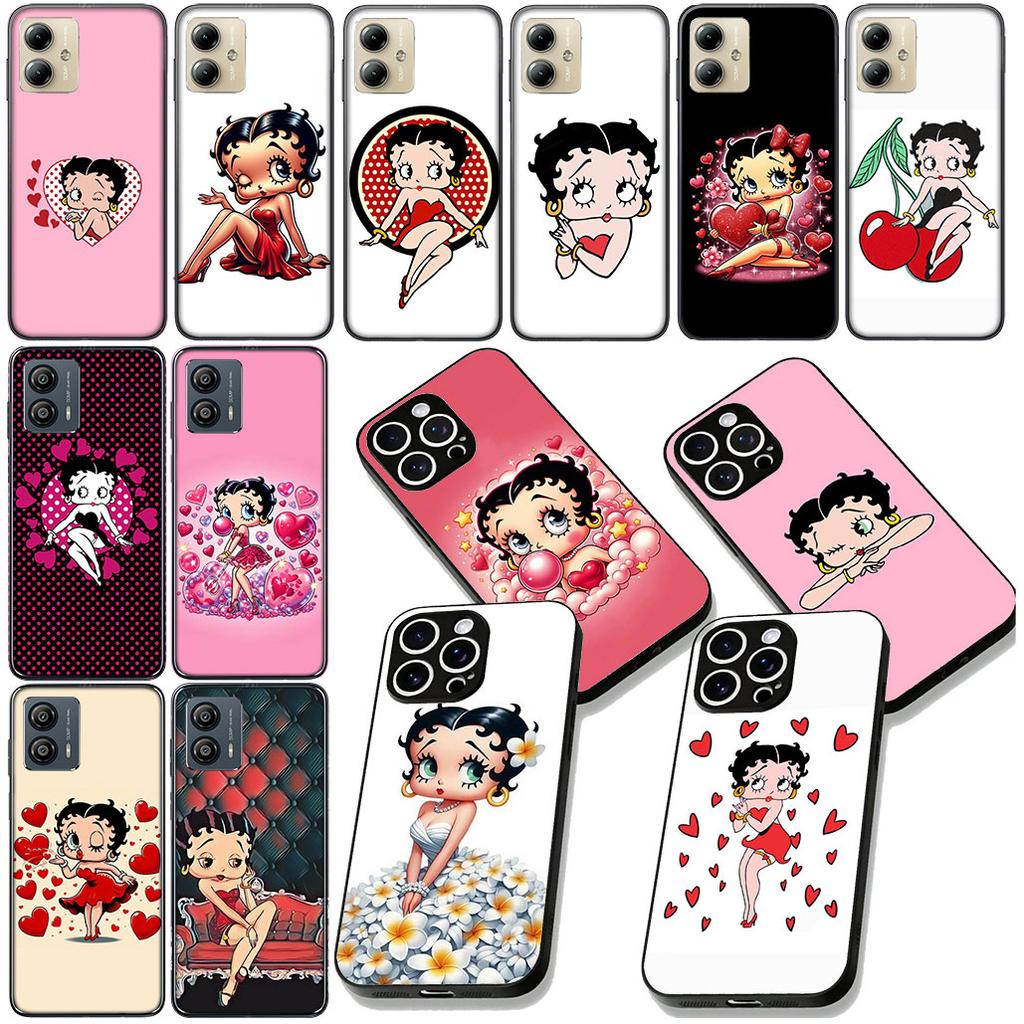 B-Bettys Cartoon B-Boops Anime Casing Cover for Samsung Galaxy Note 20 9 10 S8 S10 Lite S9 Plus A54 A53 A21S S10E A17 Phone Case