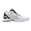 Volleyball Shoes Wave Lightning Z8 MID Club Activities Indoor Wide Lightweight Indoor Mid Cut cm 2E [Mizuno] White/Black 27.0