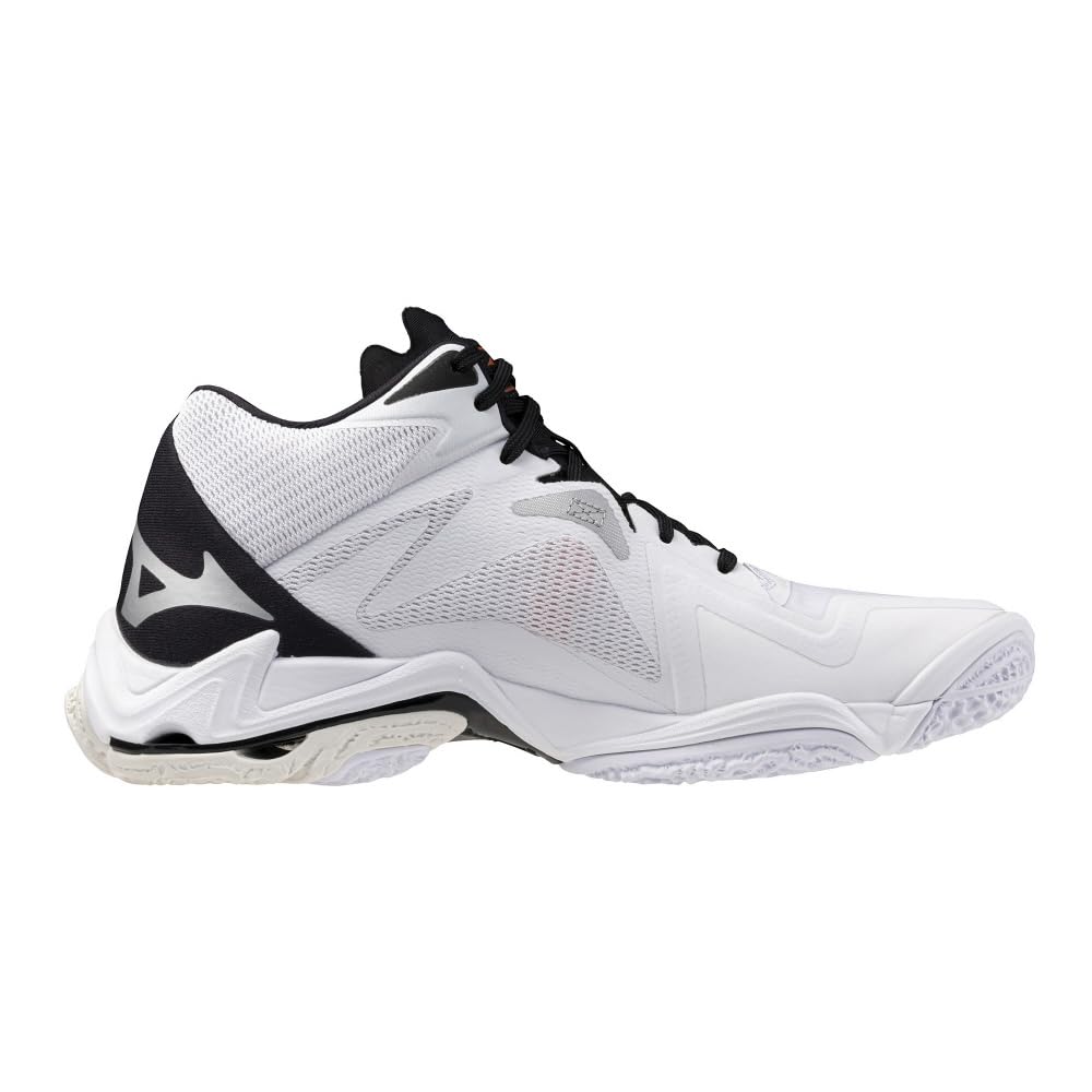 Volleyball Shoes Wave Lightning Z8 MID Club Activities Indoor Wide Lightweight Indoor Mid Cut Cm 2E [Mizuno] White/Black 27.0