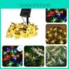Stunning 20 Led Solar Powered Dragonfly And Butterfly String Lights For Garden Decor
