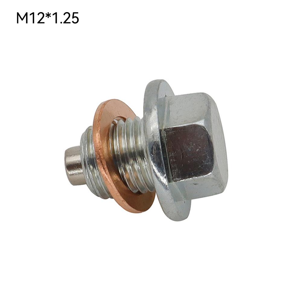 Edelstahl Silber Magnetische Ölablassschraube Ölablassmutter Autoteile M12x1.25 M14x1.5 M12 x1.75