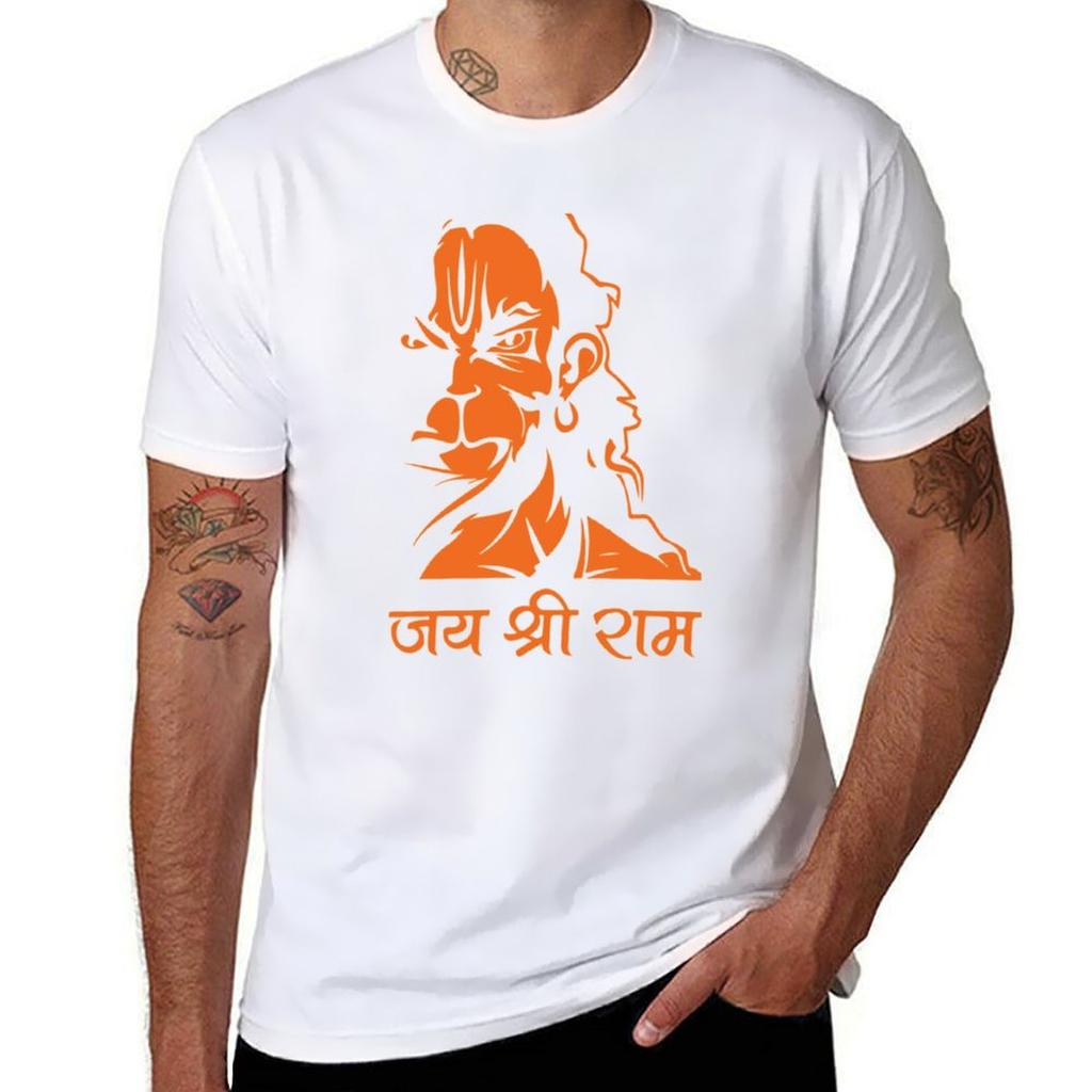 Lord HanuUnisex ji TShirt No Iron Casual Short Sleeve Top
