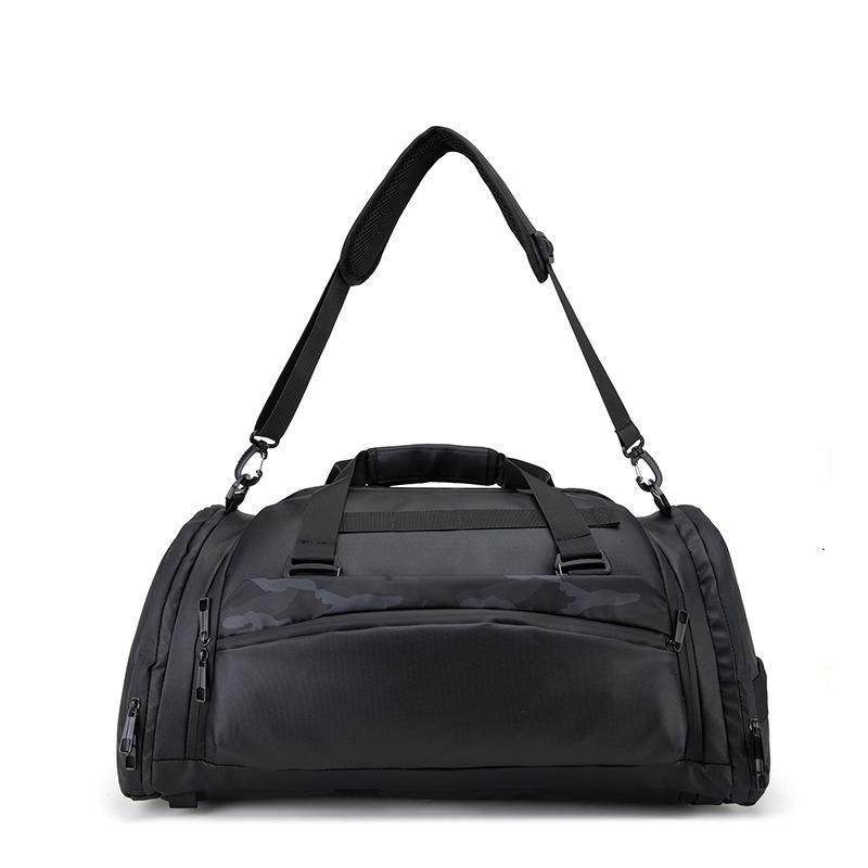 

Многофункциональная дорожная и фитнес-сумка: Большая вместительная сумка унисекс для бизнеса, йоги, спорта и коротких поездок Large чёрный