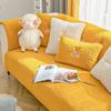 Lamb Plush Embroidery Sofa Cushion Winter Thickened Cushion Non-Slip Universal Living Room Sofa Cover Armrest Backrest Towels