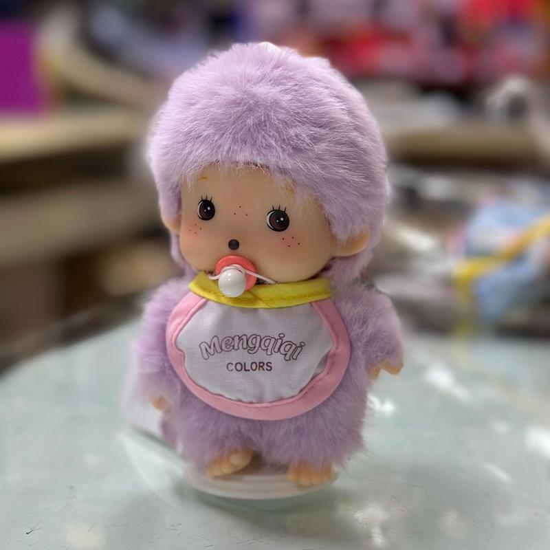 Monchhichi Pendant Keychain Kawaii Monkiki Keychains Bags Doll Hanging Pendants Children Day Gifts for s Lightweight Carry Portable Cute Mini