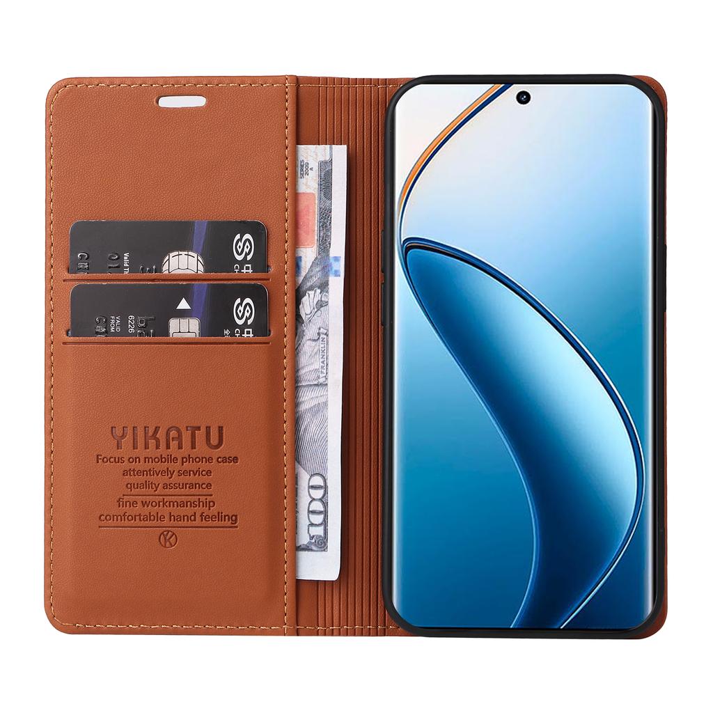 YIKATU YK-001 For Realme 13 Pro 5G (Global)/13 Pro+ 5G (Global)/P1 Pro 5G/12 Pro 5G/12 Pro+ 5G Case Stand Leather Phone Cover