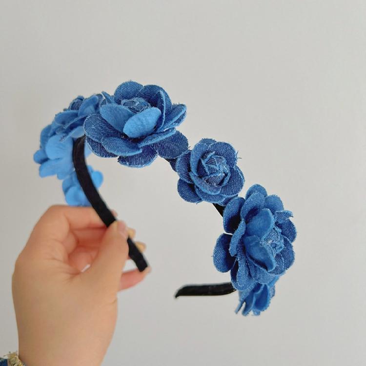 Delicate Camellia Headpiece Elegant Beautiful Headbands Comfortable Hair Hoop Camellia Hair Accessory