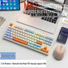 Free Wolf M87 Bluetooth Mechanical Feel Keyboard for Cloud Gaming & Office, Compatible with Xiaomi Tablets, Phones, and Computers