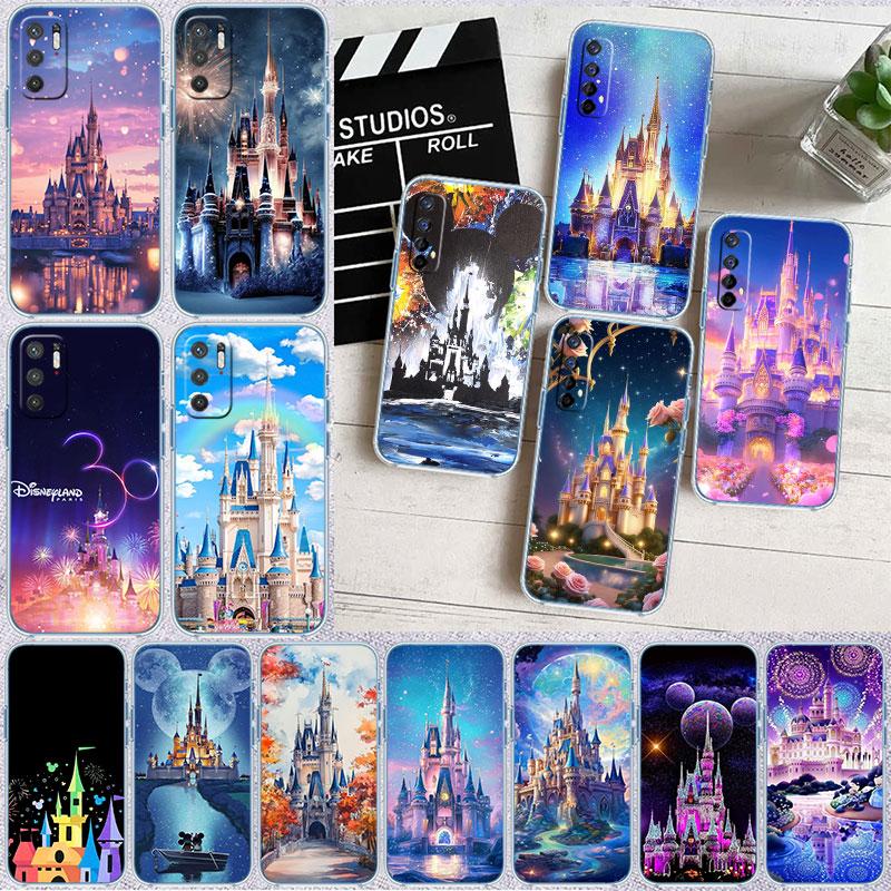 Disney Castle World Transparent Phone Case for Motorola Moto E22I E22S E22 E32 E40 E7 E7I G Plus Power Play Stylus G22 G14