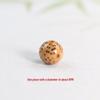 Star and Moon Bodhi Beads: Pure White High-Density 108 Bead Bracelet for DIY Prayer Accessories