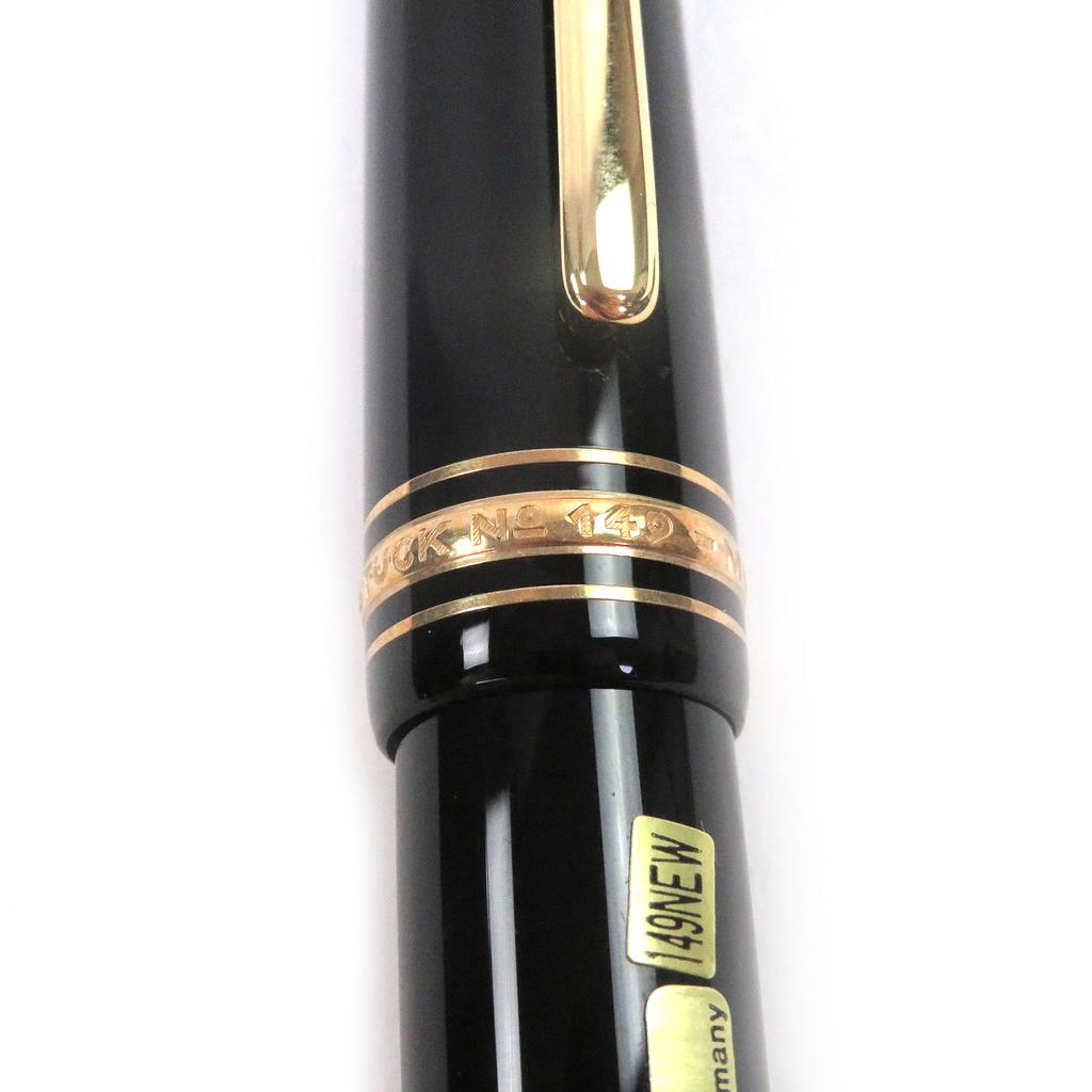 Pristine MONTBLANC fountain pen Meisterstück 149 Cap type black 18K mens Used