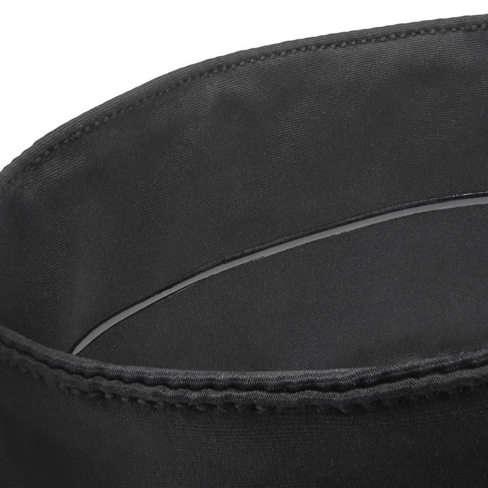 Reebok Black for Exercise and Sports Headband, Moisture-Wicking, Quick-Drying, Sweat-Blocking,