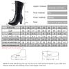 Fashion AIYUQI Women Winter Boots High Quality Cow Leather Long Winter Boots High Heel Wool Warm Female Tassel Boots