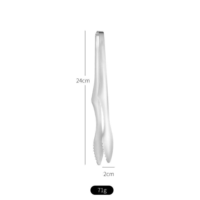 304 Stainless Steel Korean BBQ and Buffet Tongs