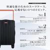 Carry Carry S Double Shock 360 Degree School Overnight Business Trip [GURAMU] Suitcase, Case, Bag, Size, Quiet, Casters, Resistant, Rotation,