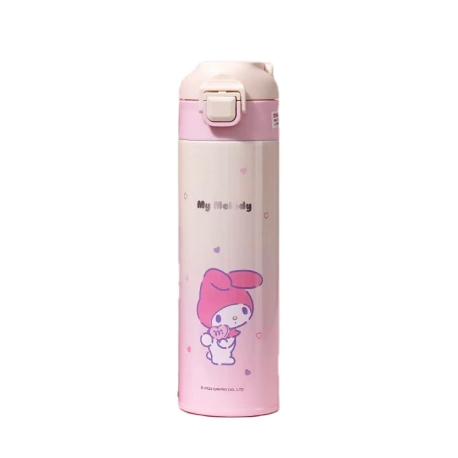 

Cinnamoroll, Kuromi, and My Melody Water Bottle, 500ml, for Kids and Adults, with Lid, Direct Drinking, Insulated, and Heat-Resistant Stainless Steel