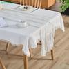 Cheesecloth Table Runner Gauze Tablecloth Semi-Sheer Crinkle Table Cover Boho-style table runner 180*90/90*340cm