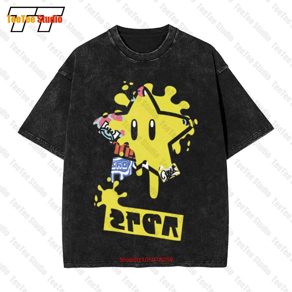 Splatoon Team Star Power Splatfest Dmn Vintage Oversized TShirt OPC S