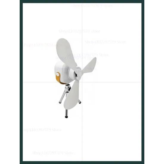 

Stand Mount Small Ceiling Fan USB Charging Portable Electric Fan for Bed Dormitory Camping Outdoor Home Bathroom