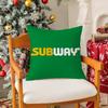 SSUBWAY FASHION Pillow Case Silky Short Plush With Invisible Zipper Dustproof Sofa Cushion Cover For Home Decor