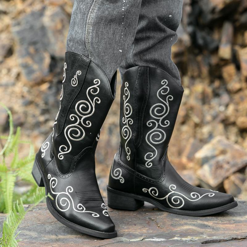 2024 Winter New Fashion Snow Boots, High-top Cotton Boots Waterproof Shoes Kitchen Shoes Cotton Shoes