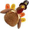 Handmade Turkey Plush Figure Soft Table Decoration for Thanksgiving and Autumn Celebrations Safe Festive Photo Accessory